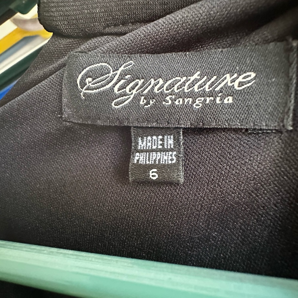 Signature by Sangria Classic Black Attire